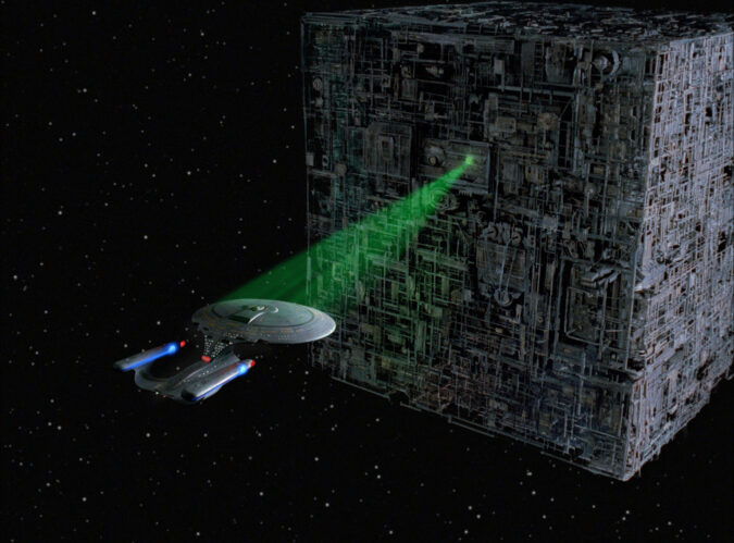 Borg Cube Enterprise