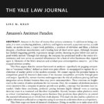 Lina Khan Yale Law Journal Amazon Antitrust Paradox