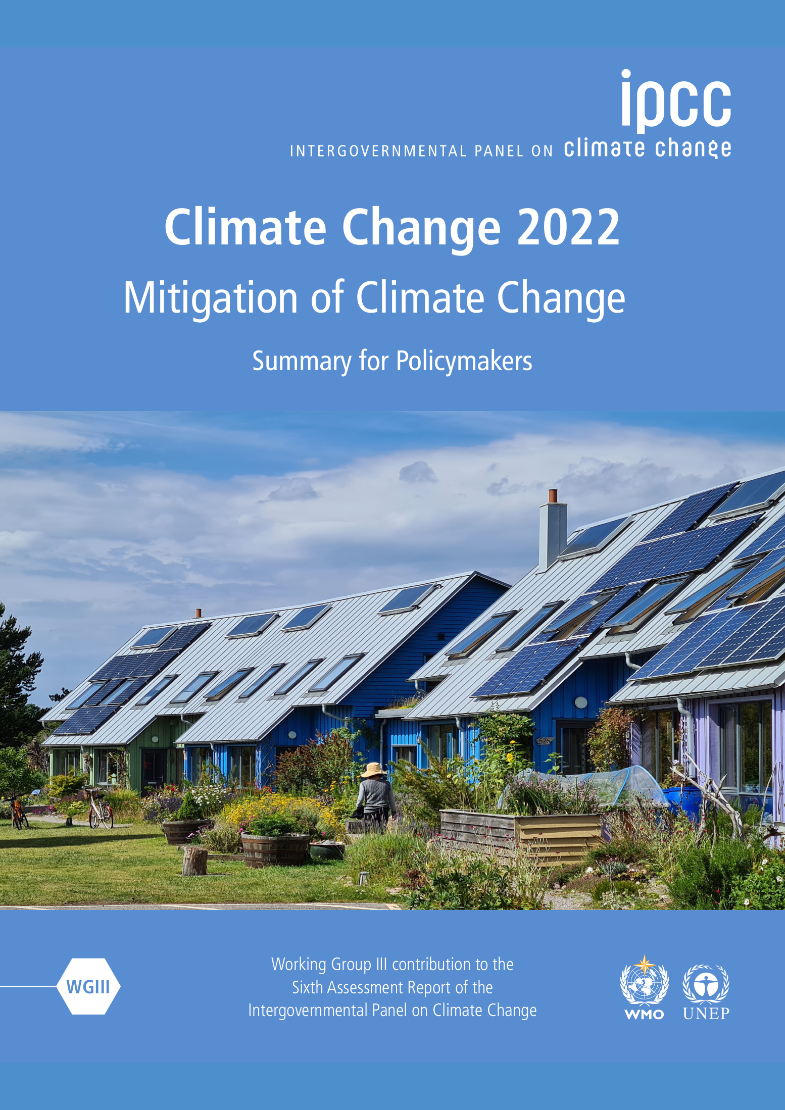 Cover of IPCC AR6 WGIII Summary for Policymakers